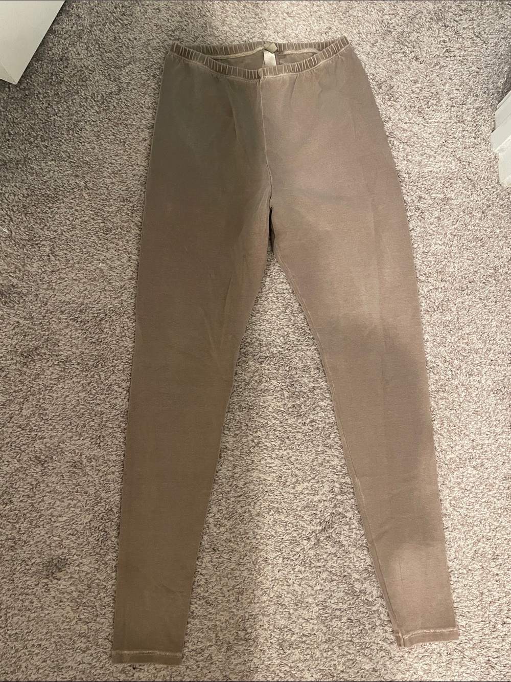 Skims green taupe leggings medium